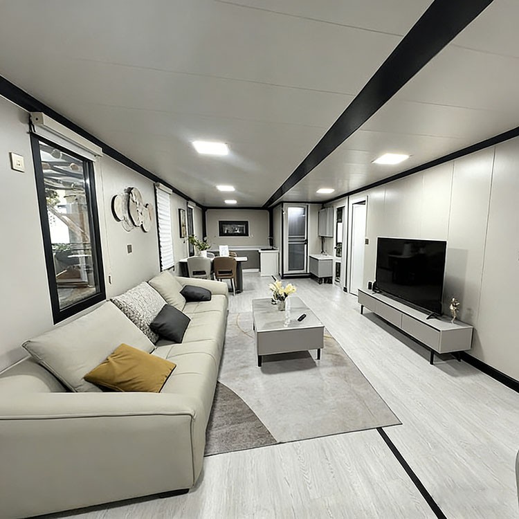 Expandable Container House With A Terrace